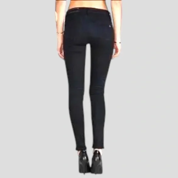 Rag & Bone Legging Jean 28 Mid Rise in Midnight Blue - Picture 2 of 16